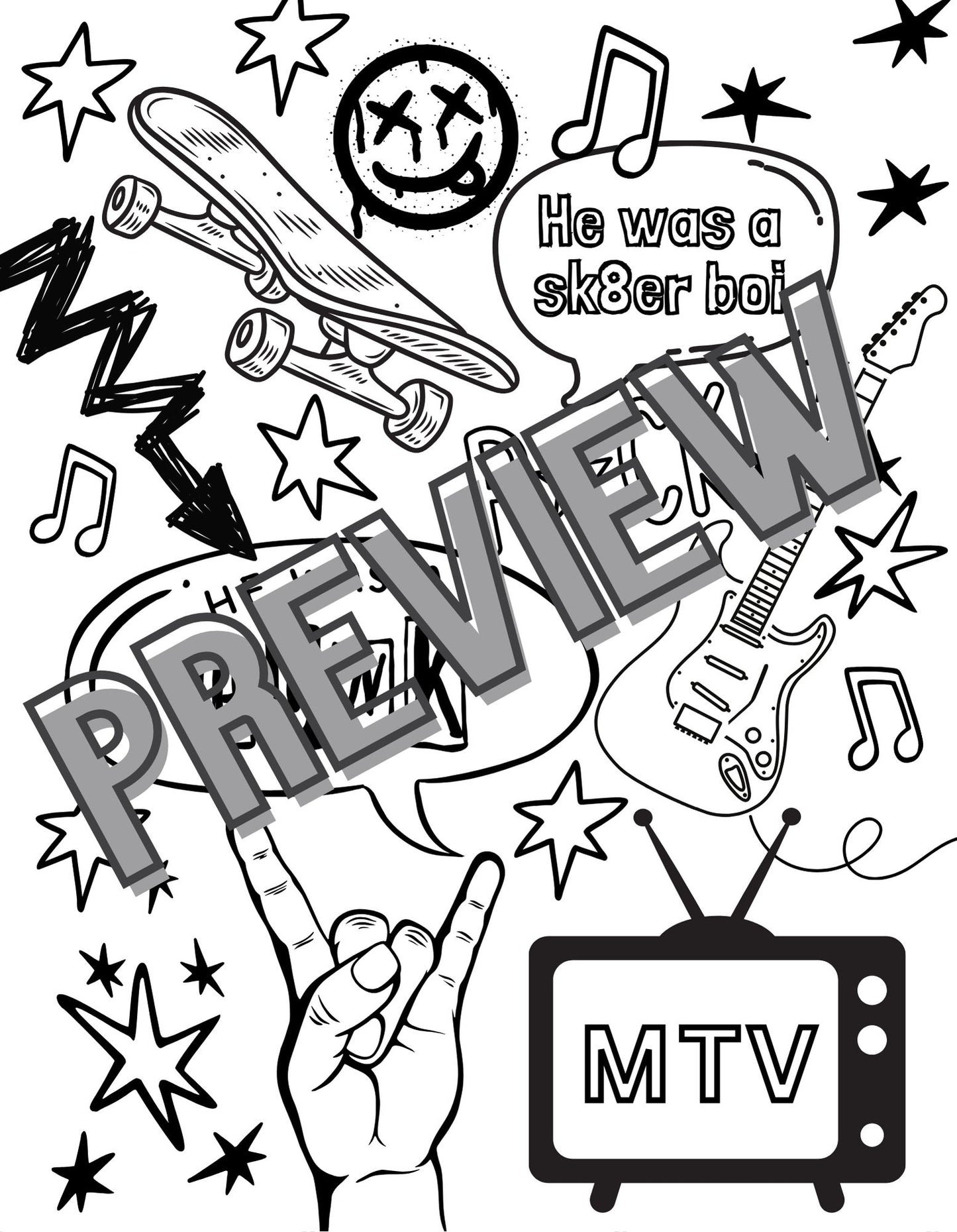 Mix Tape Vol. 1 - Coloring Book