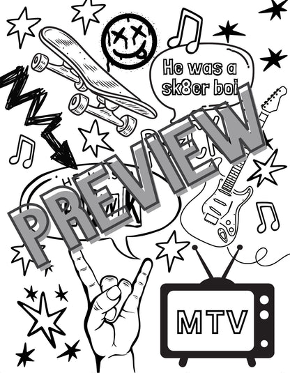 Mix Tape Vol. 1 - Coloring Book