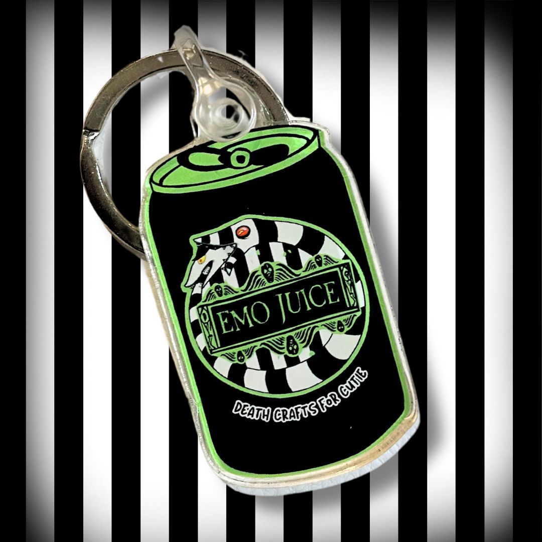 Emo Juice Keychain
