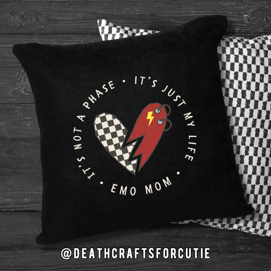 EMO MOM PILLOW CASE