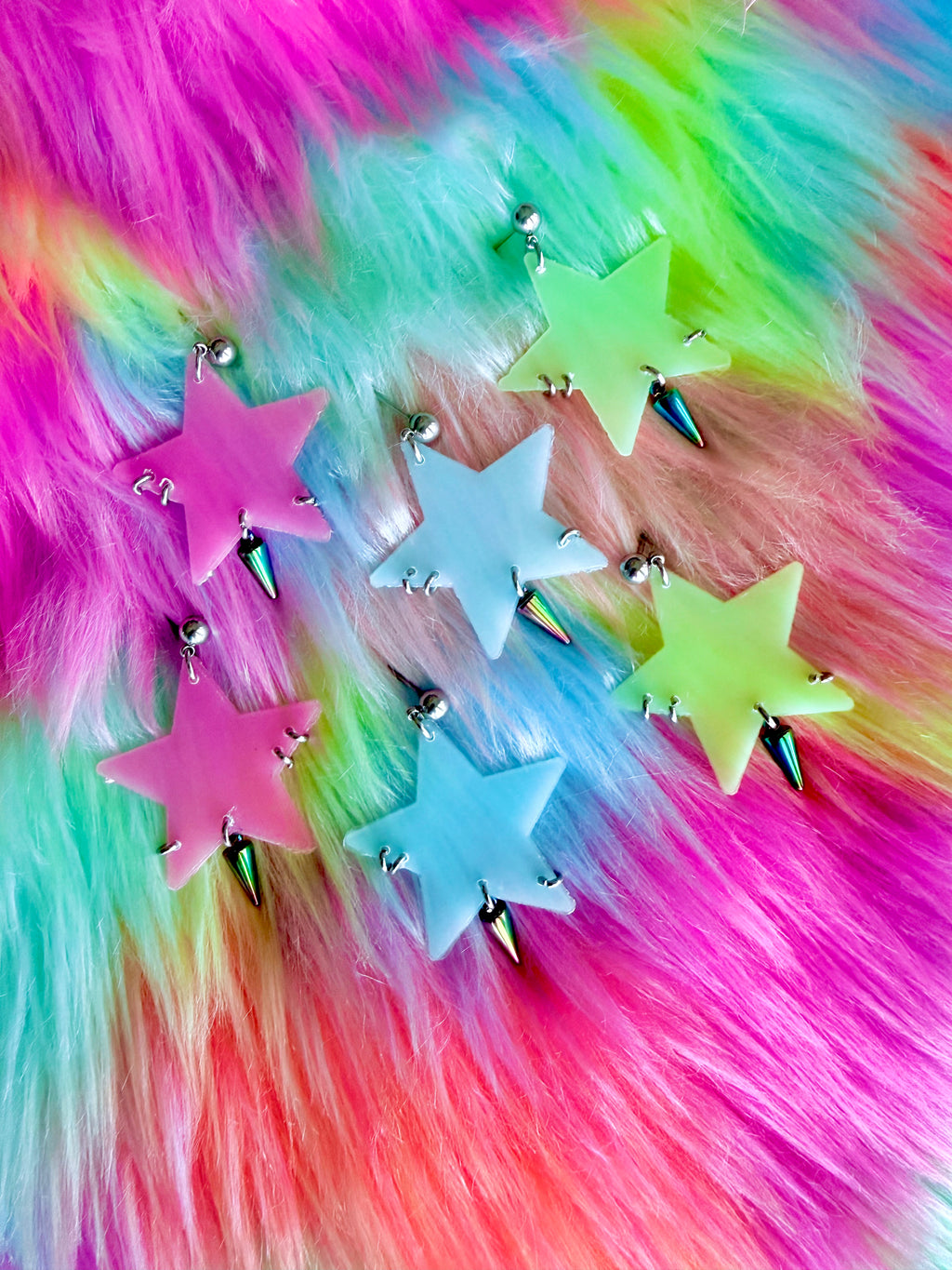 Neon Stars | Glow-in-the-dark