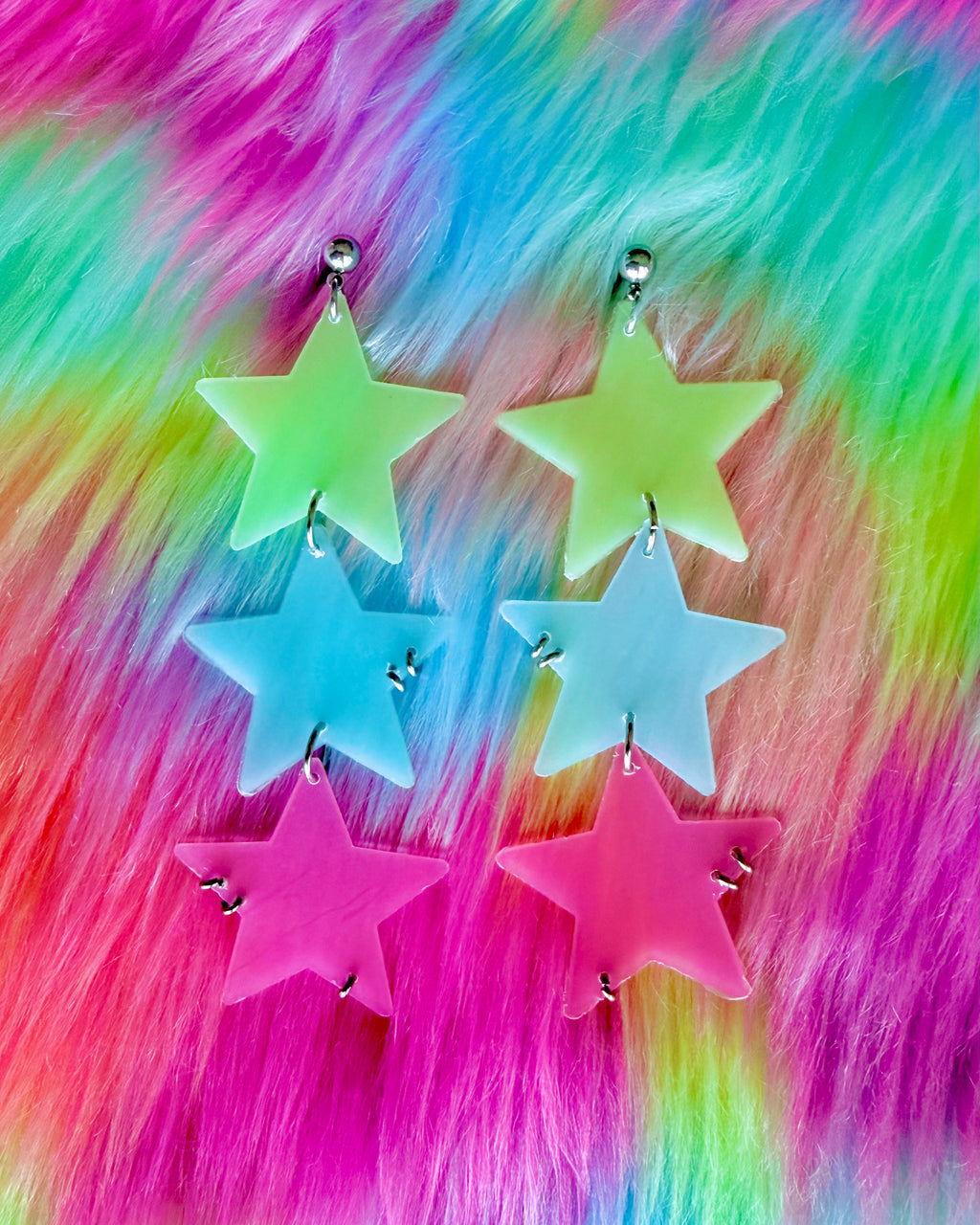 Neon Stars | Glow-in-the-dark