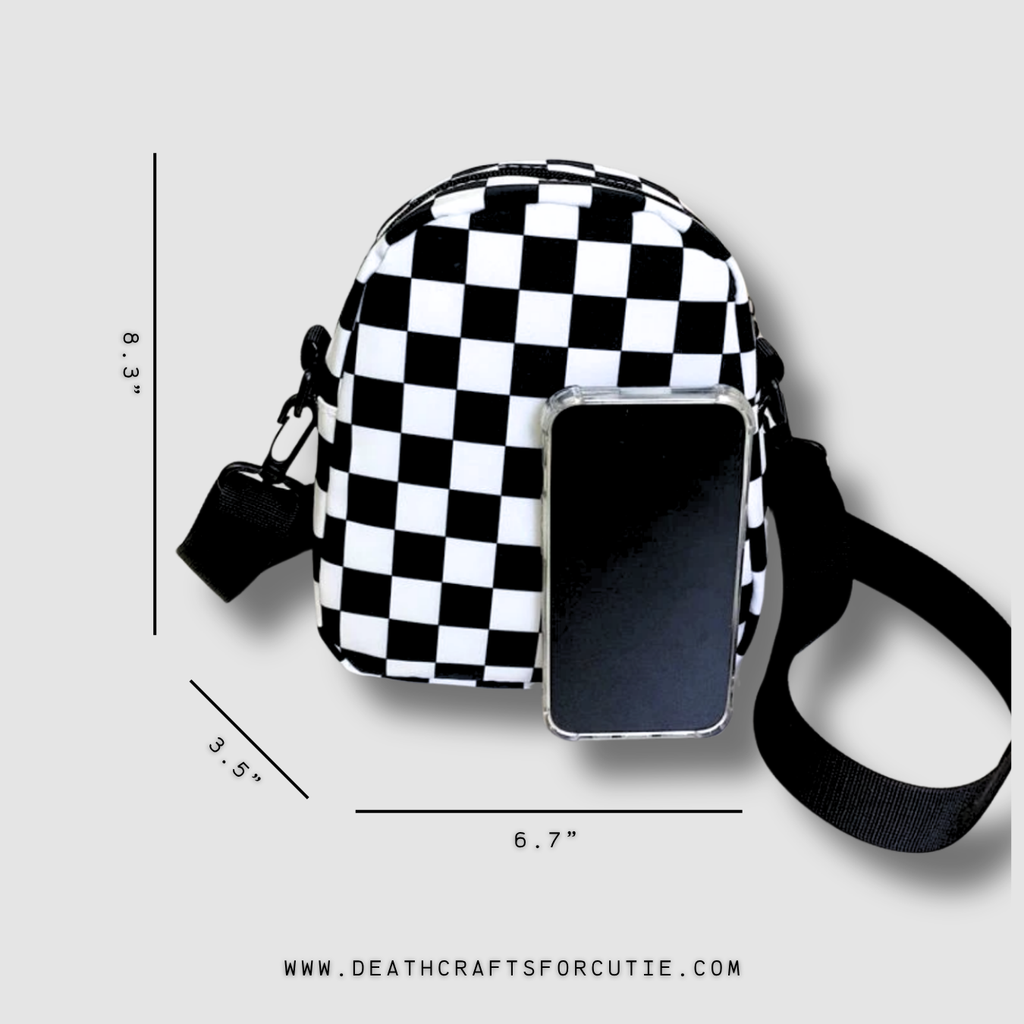 Checkered Crossbody Bag