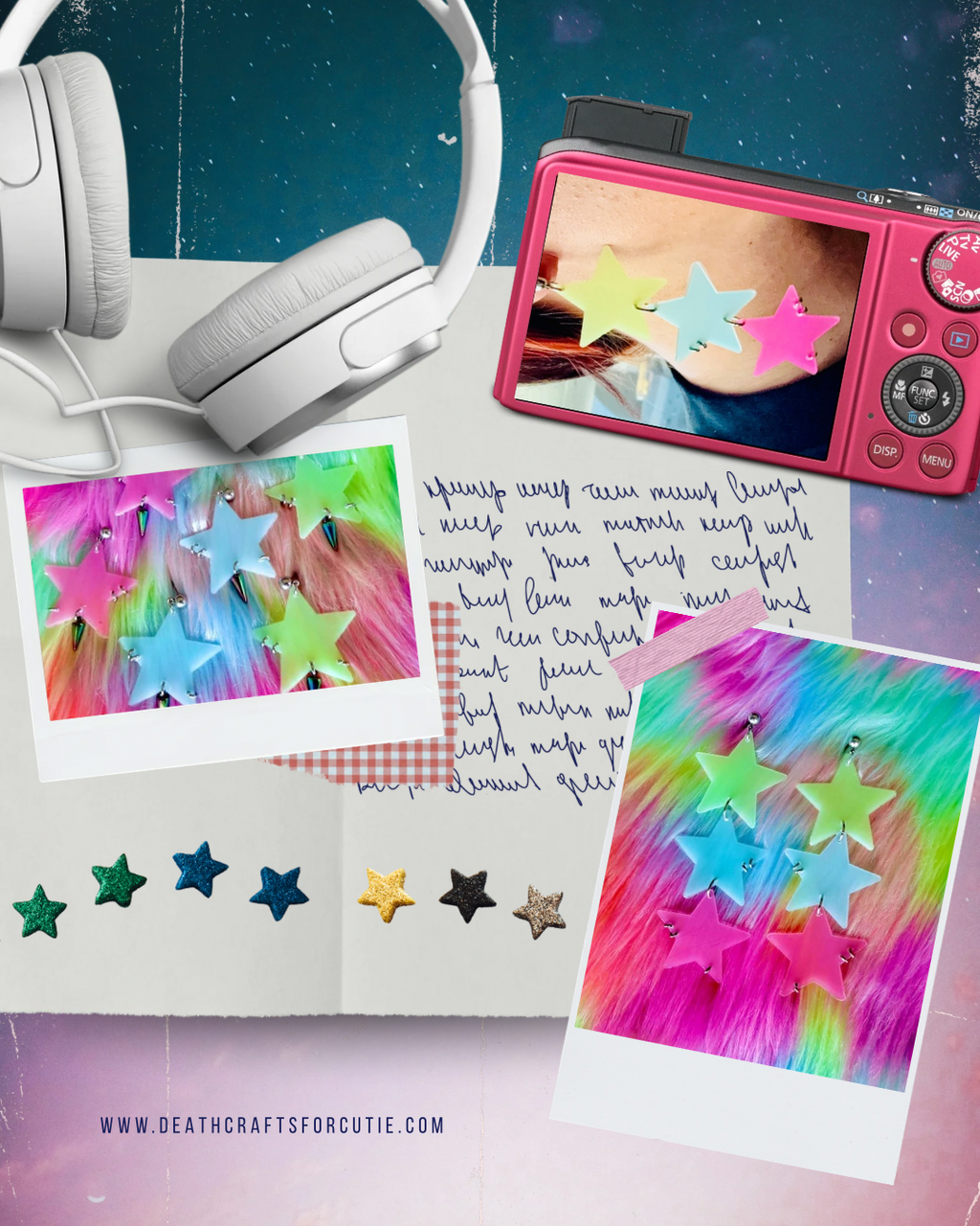 Neon Stars | Glow-in-the-dark