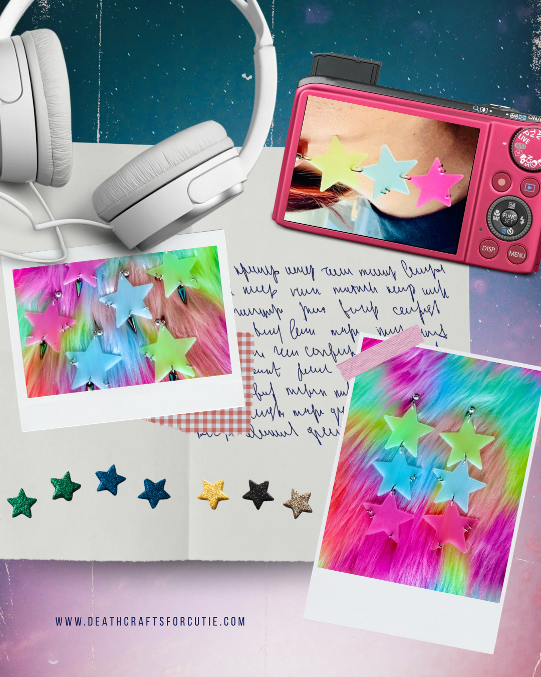 Neon Stars | Glow-in-the-dark