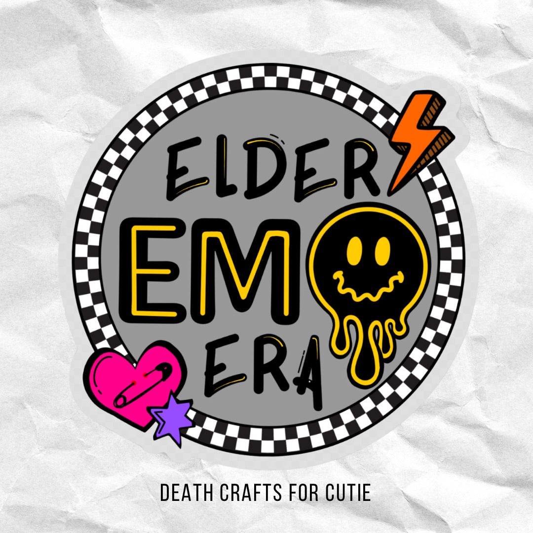 ELDER EMO ERA CLEAR STICKER