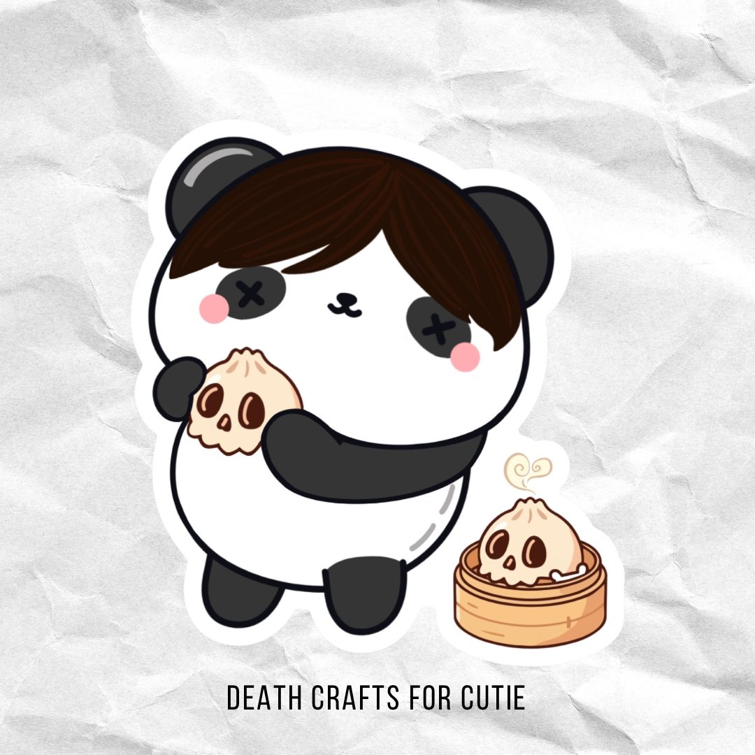 Panda Dumpling Sticker